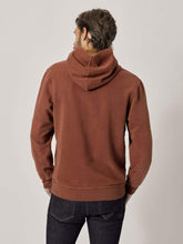 Load image into Gallery viewer, Brick Venice Wash Brushed Loopback Hooded Sweatshirt